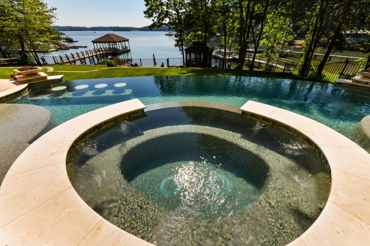 Backyard Design, Mooresville Lake Norman Signature Pools & Patios