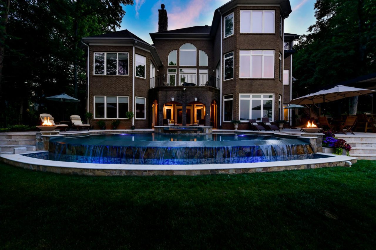 Backyard Design, Mooresville Lake Norman Signature Pools & Patios