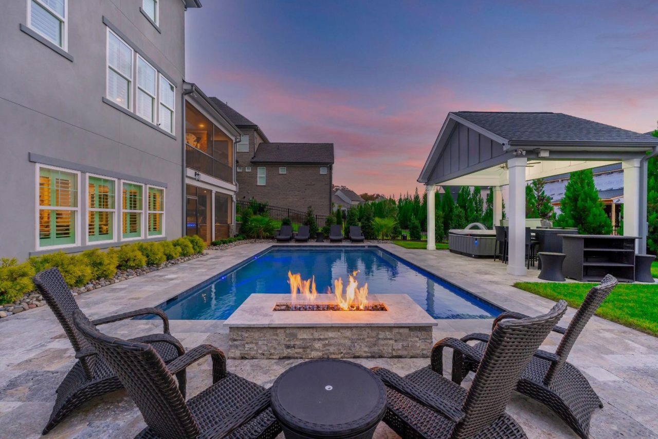 Backyard Design, Mooresville Lake Norman Signature Pools & Patios